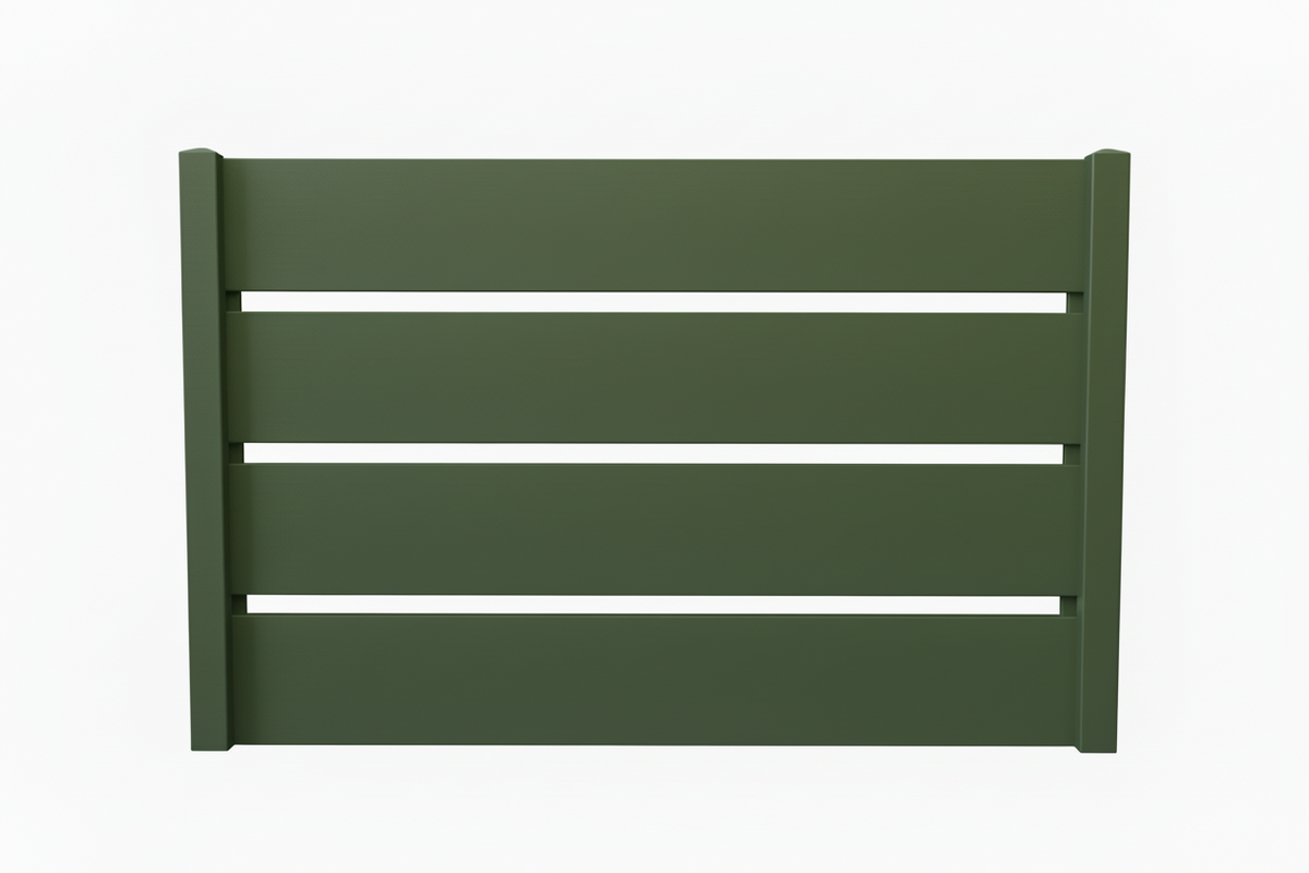 Panou gard Caseta 10 verde mat RAL 6020