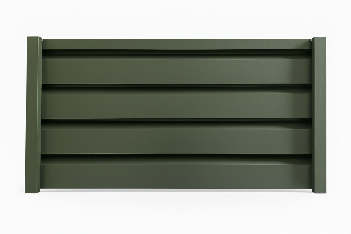 Panou împrejmuire jaluzea Diamond verde mat