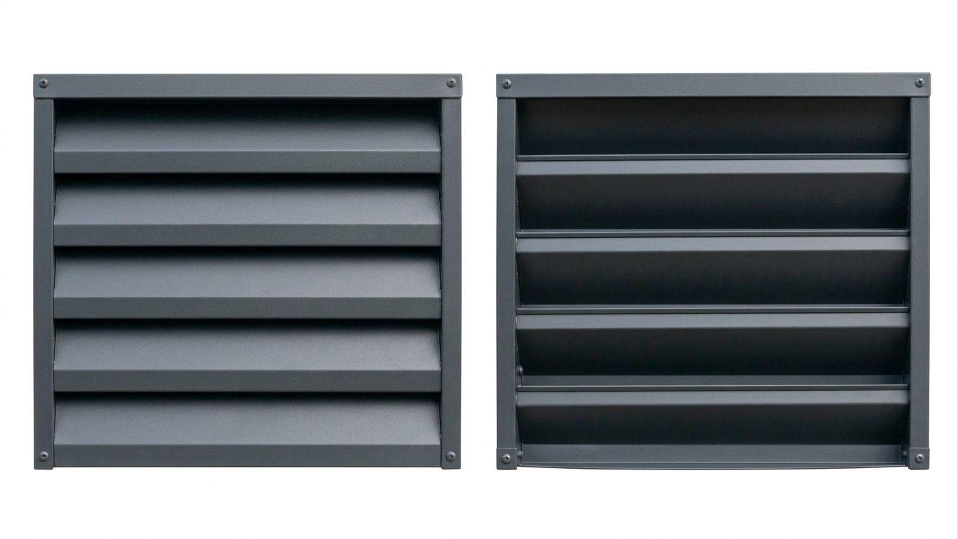 Gard tip jaluzea Blade -Gri ral 7024 Mat