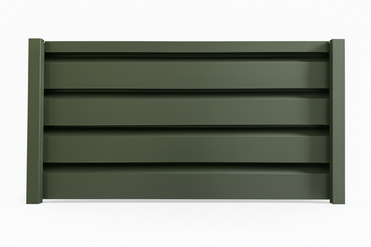 Panou împrejmuire jaluzea Diamond verde mat