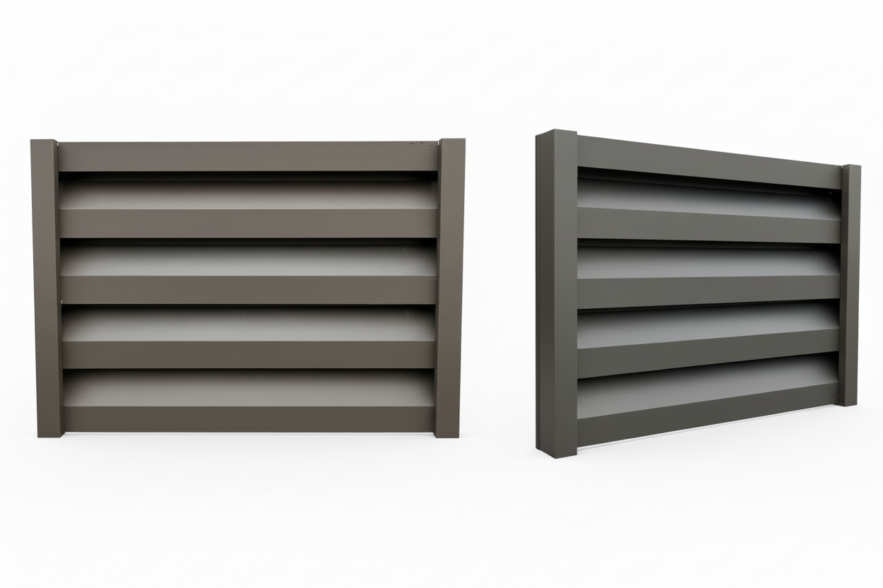 Detaliu profil Nordic RAL 8019