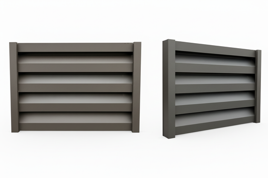 Detaliu profil Nordic RAL 8019