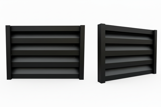 Panou gard Nordic negru grafit mat